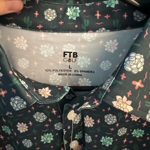 FTB men’s golf shirt- NWT size L